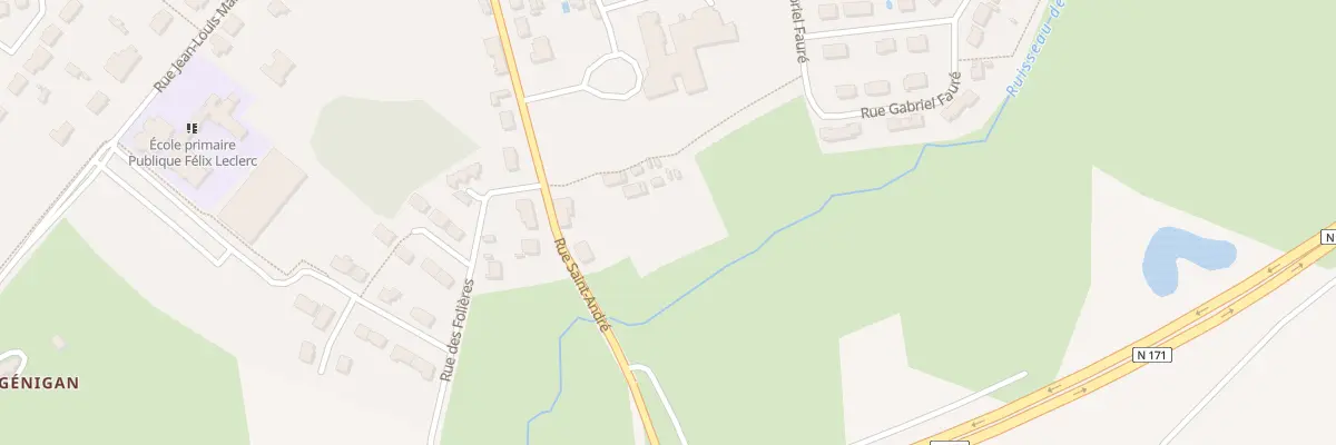 Plan du 24 Rue Saint André à Bouvron