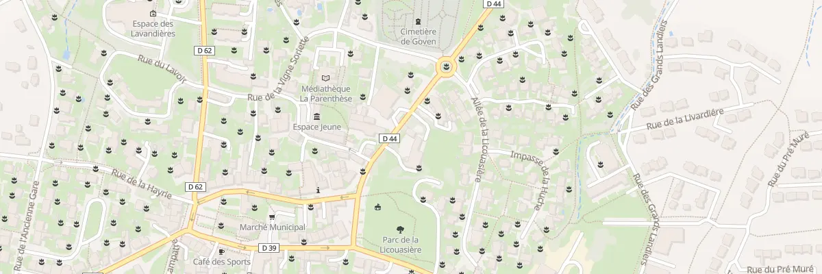 Plan du 6 Rue de Blossac à Goven