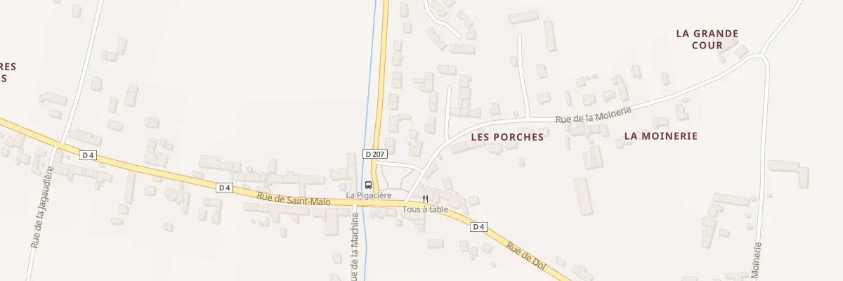 Plan du 3 Rue de la Moinerie à La Fresnais