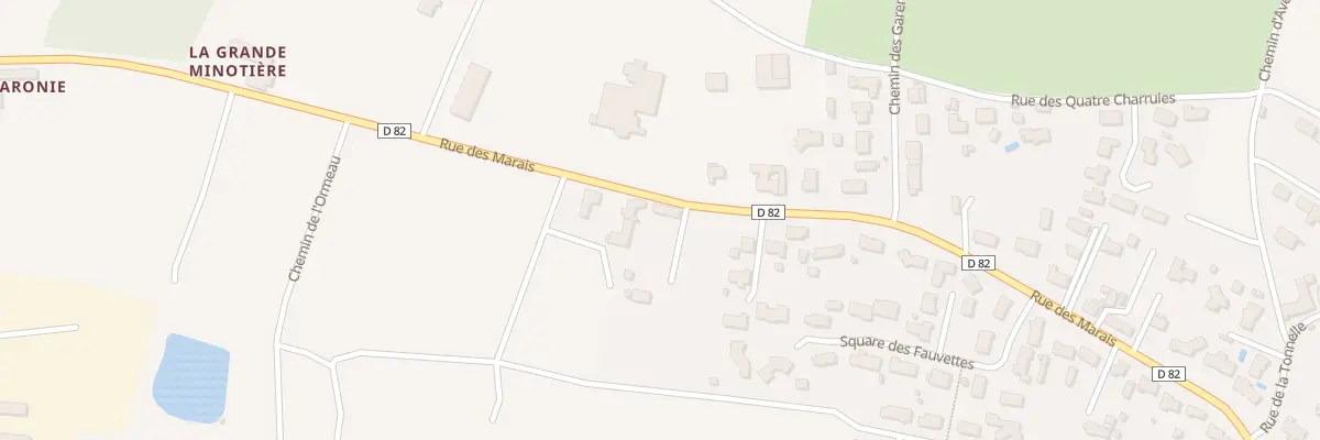 Plan du 943 Rue des marais à Commequiers