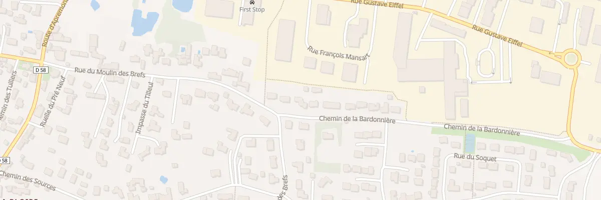 Plan du 3 Che de la Bardonnière à Challans