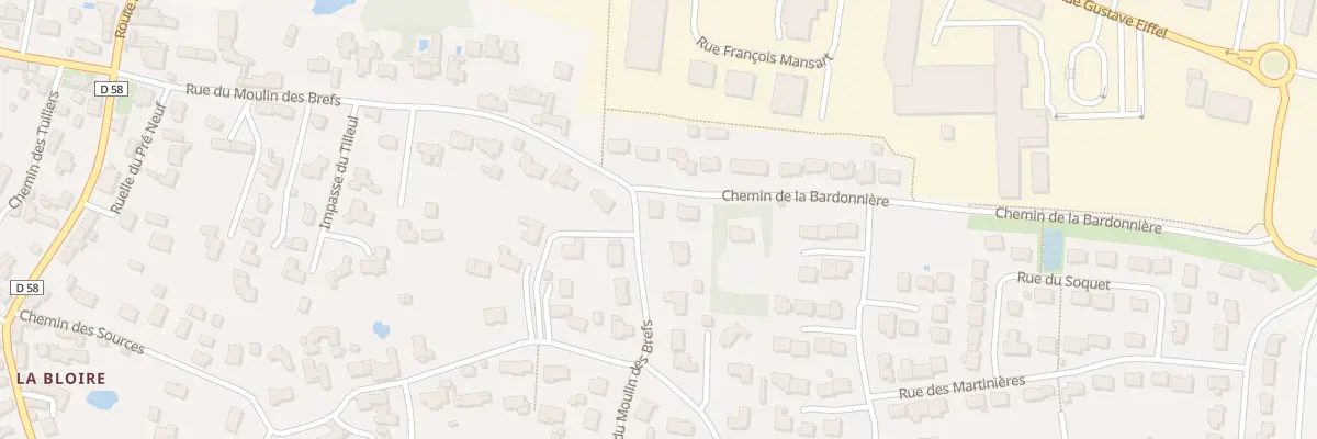 Plan du 43 Rue du Moulin des Brefs à Challans