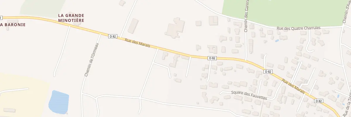 Plan du 951 Rue des marais à Commequiers