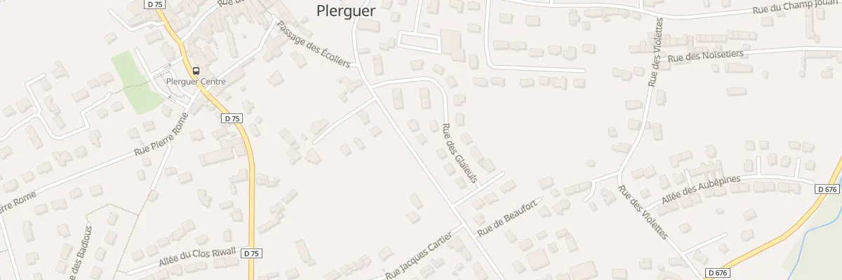 Plan du 13B Rue de Beaufort à Plerguer