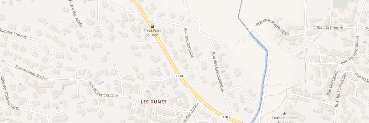 Plan du 15 Rue du pont de brem à Bretignolles-sur-Mer