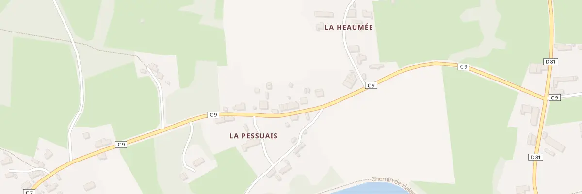 Plan du 79 La Pessuais à Blain