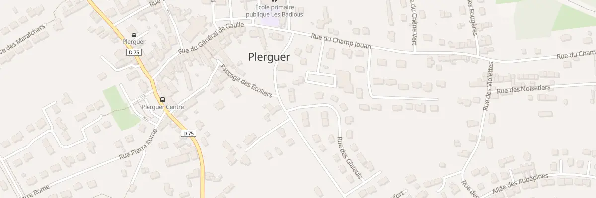 Plan du 7 Rue de Beaufort à Plerguer
