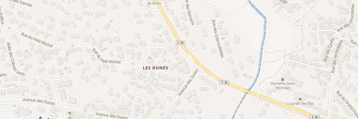 Plan du 22 Rue du pont de brem à Bretignolles-sur-Mer