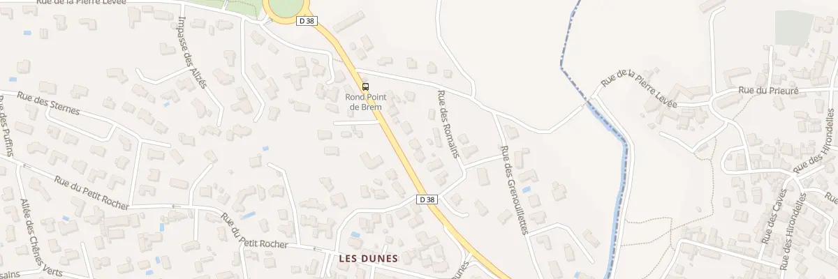 Plan du 11 Rue du pont de brem à Bretignolles-sur-Mer