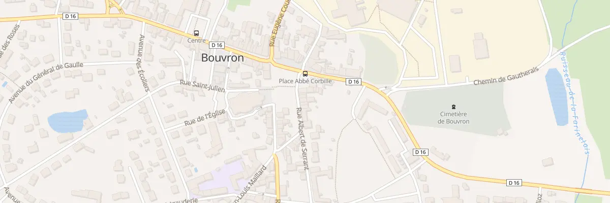 Plan du 4 Rue Albert de Serrant à Bouvron