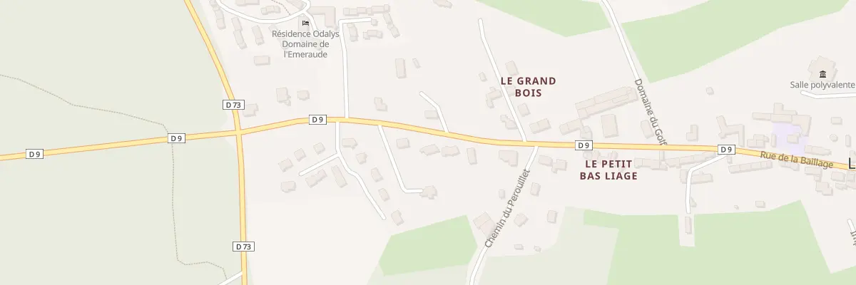 Plan du 5335 Le Petit Bas Liage au Tronchet