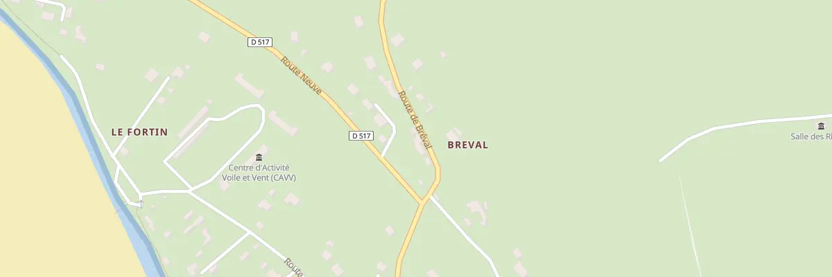 Plan du 4 Route de Bréval aux Pieux
