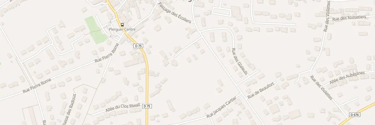 Plan du 10 Rue de Beaufort à Plerguer