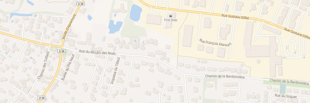 Plan du 29B Rue du Moulin des Brefs à Challans
