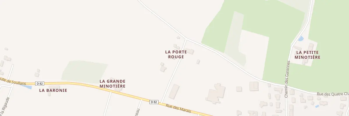 Plan du 137 Che des PORTES ROUGES à Commequiers