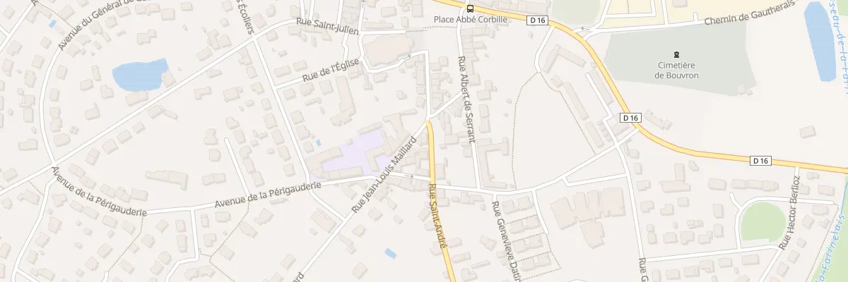 Plan du 1 Rue Saint André à Bouvron