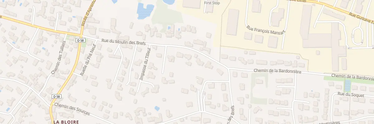Plan du 34 Rue du Moulin des Brefs à Challans