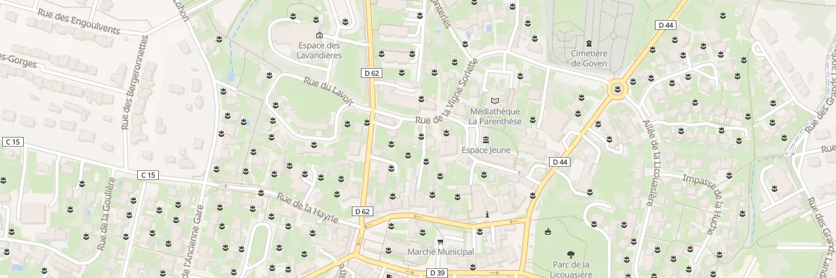 Plan du 6350 Rue de la Vigne Soriette à Goven
