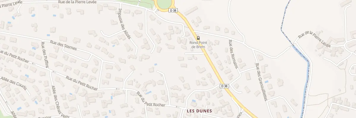 Plan du 8 Rue du pont de brem à Bretignolles-sur-Mer