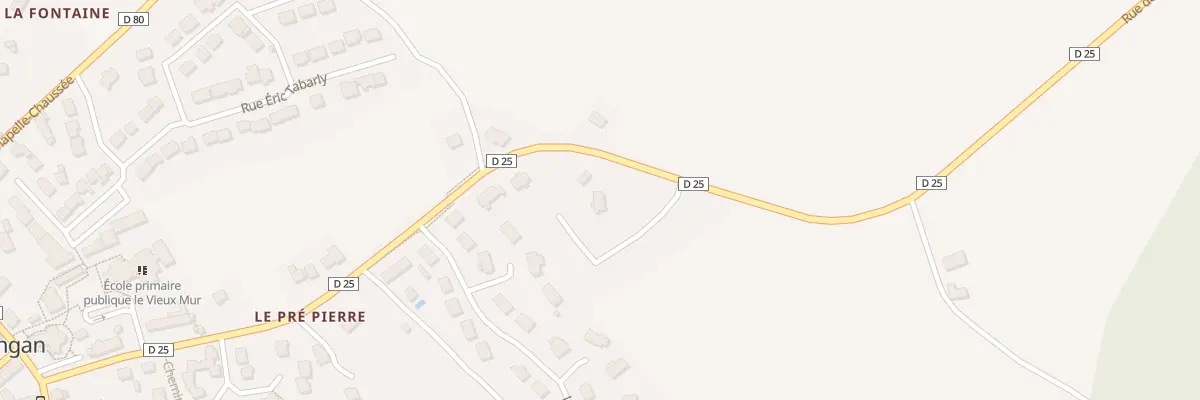 Plan du 5299 La Chaussais à Langan