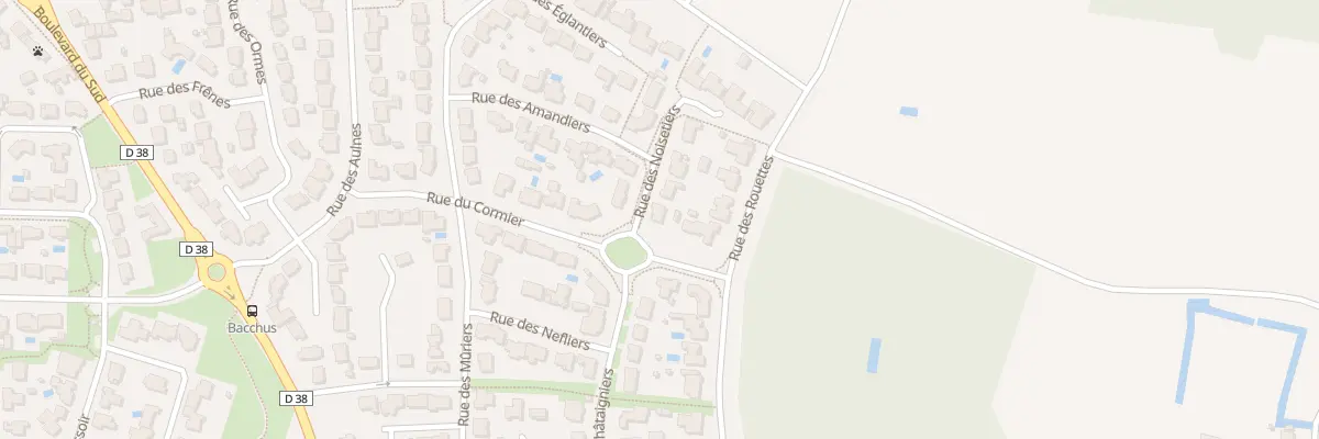 Plan du 1 Rue des noisetiers à Bretignolles-sur-Mer