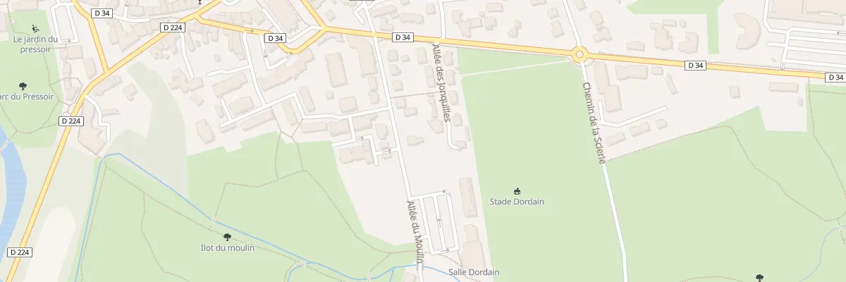 Plan du 9 All du Moulin à Mordelles