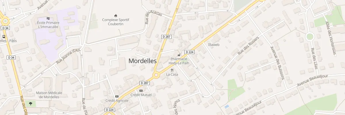 Plan du 30 Av du Maréchal Leclerc à Mordelles