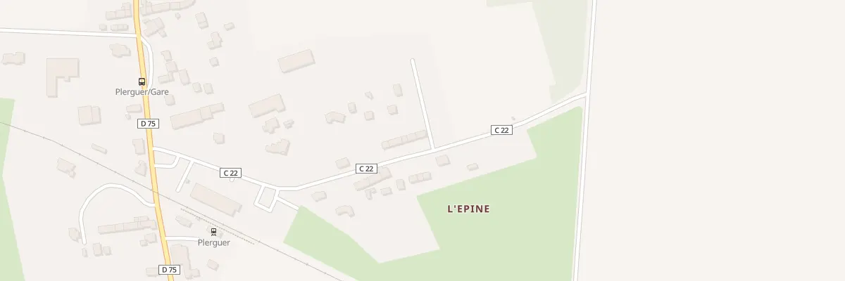 Plan du 5342 L’Epine à Plerguer