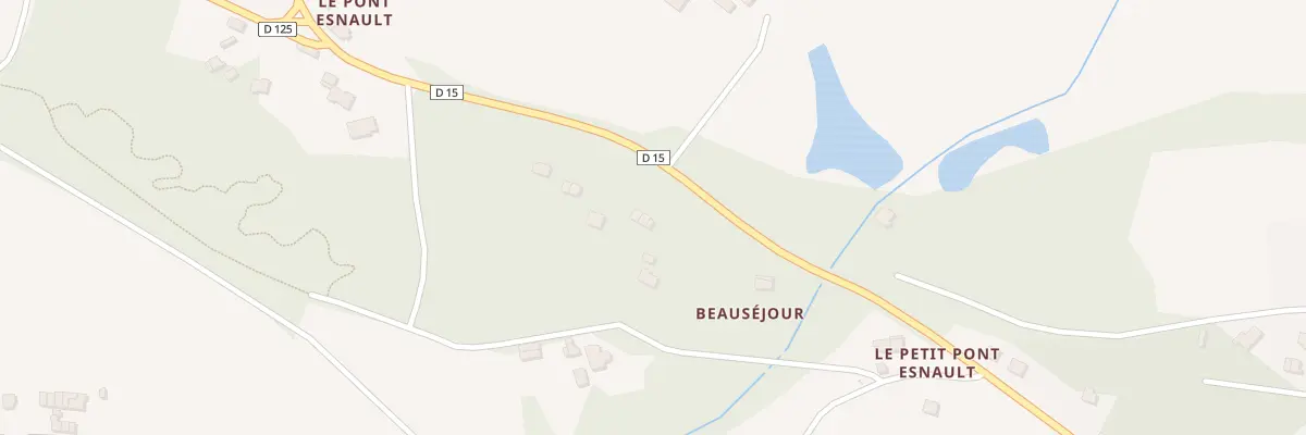 Plan du 1 Le Pont Esnault à Guémené-Penfao