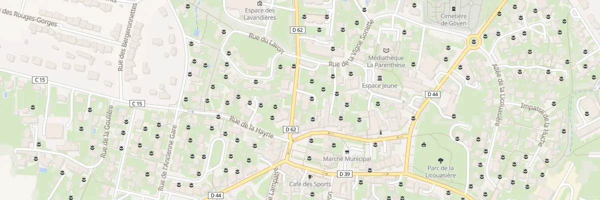 Plan du 2 Rue Emile Gernigon à Goven