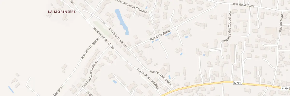 Plan du 745 Rue de la barre à Commequiers