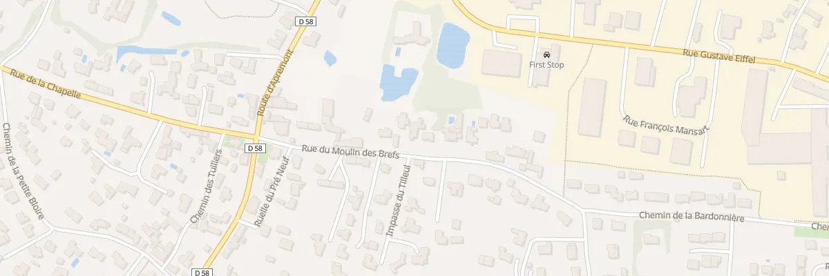 Plan du 19 Rue du Moulin des Brefs à Challans