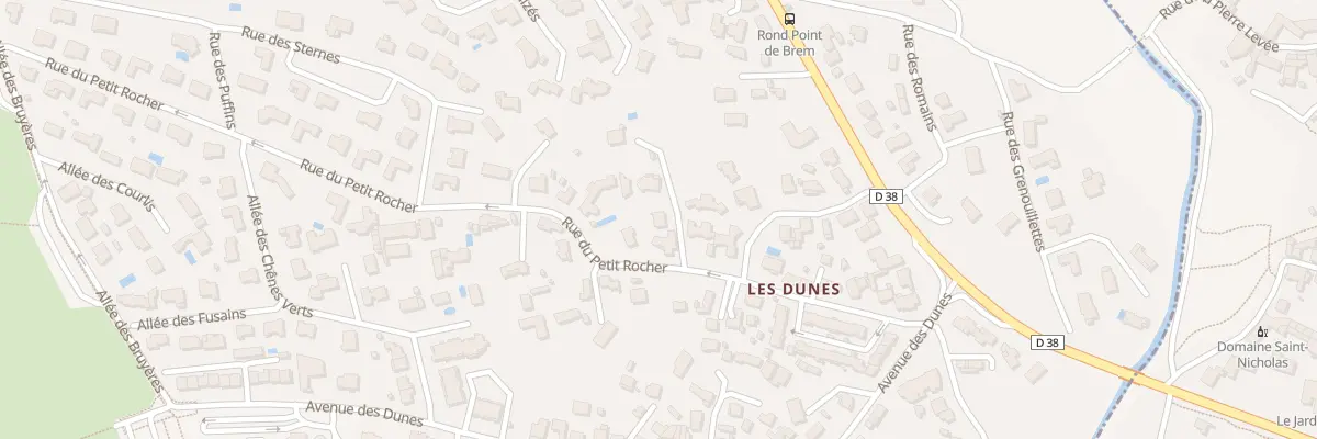 Plan du 25 Rue du petit rocher à Bretignolles-sur-Mer