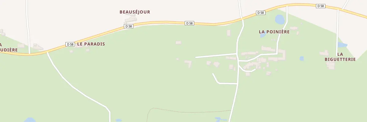 Plan du 375 La Poinière à Bois-de-Céné