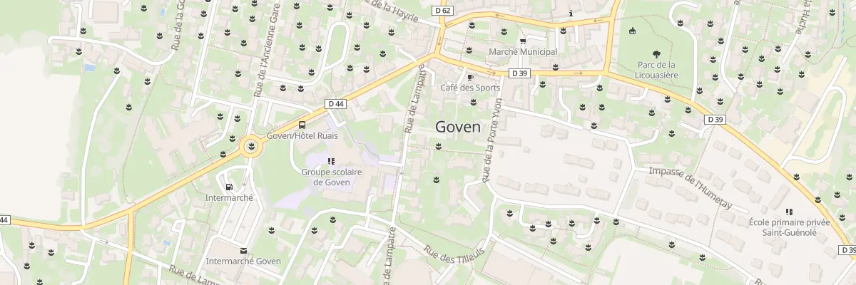 Plan du 7 Rue de Lampatre à Goven