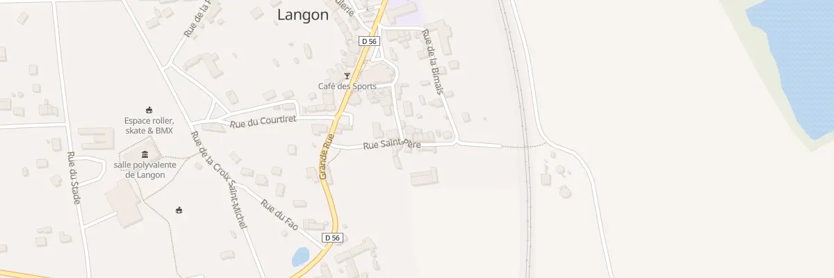 Plan du 7 Rue Saint Père à Langon