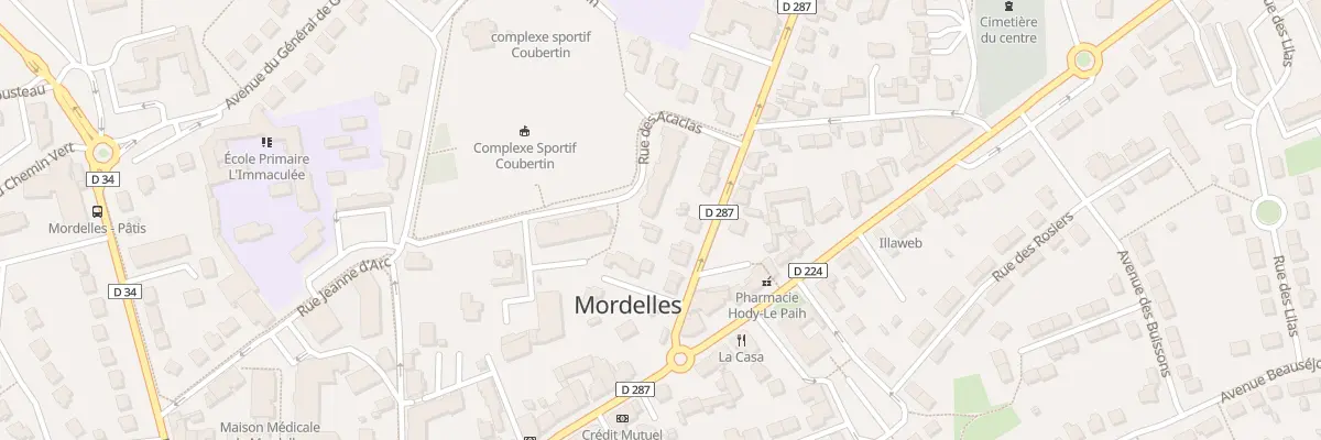 Plan du 9 Rue des Acacias à Mordelles