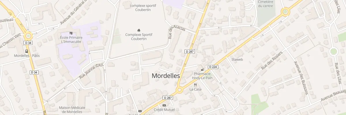 Plan du 10 Rue de la Libération à Mordelles