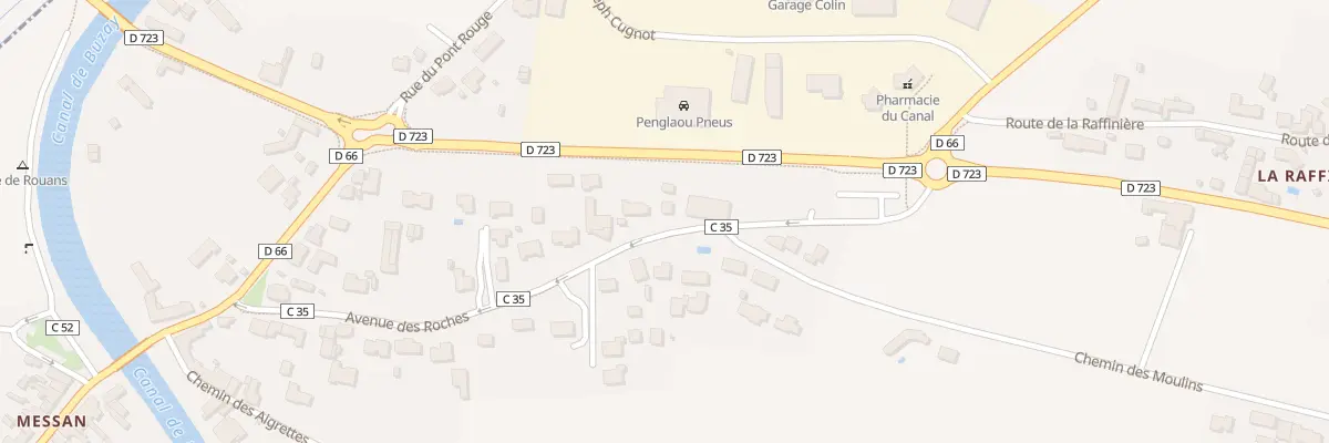 Plan du 21 Av des Roches à Rouans