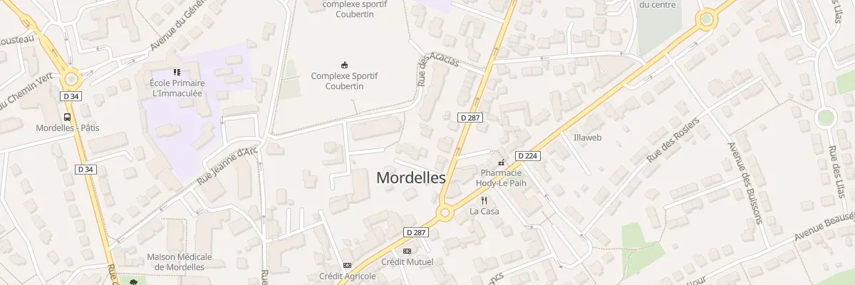 Plan du 8 Rue de la Libération à Mordelles