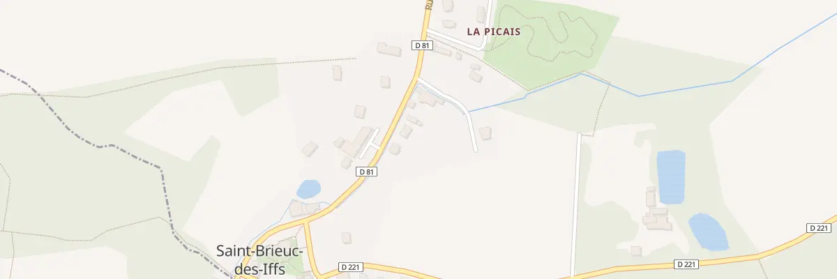Plan du 5107 Le Bourg à Saint-Brieuc-des-Iffs