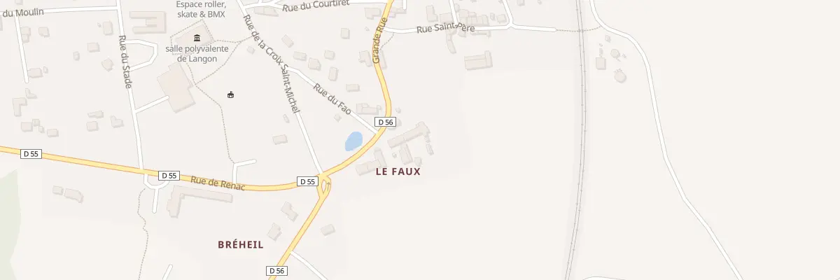 Plan du 10 Rue Grande Rue à Langon