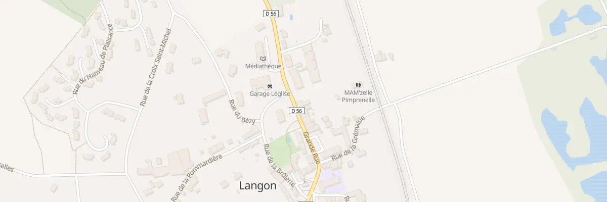 Plan du 48 Rue Grande Rue à Langon
