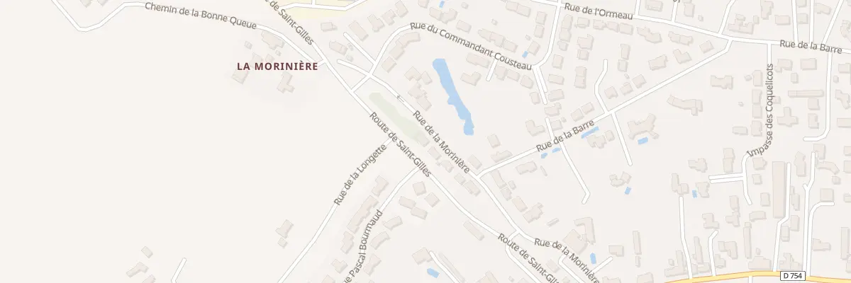 Plan du 279 Rue de la morinière à Commequiers