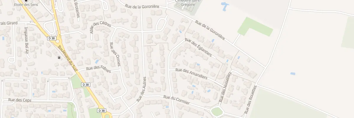 Plan du 9 Rue des églantiers à Bretignolles-sur-Mer