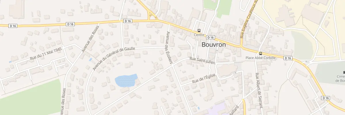 Plan du 13 Rue Saint-Julien à Bouvron