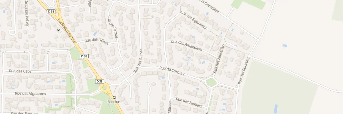Plan du 1 Rue des églantiers à Bretignolles-sur-Mer