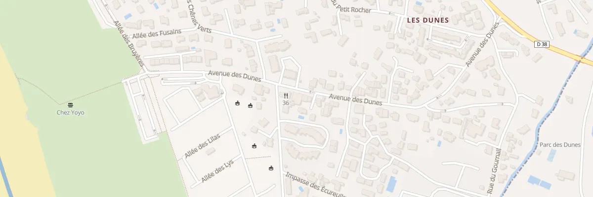 Plan du 34 Av des Dunes à Bretignolles-sur-Mer