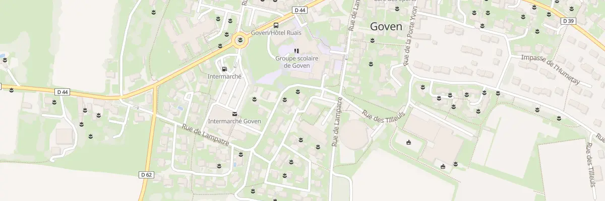 Plan du 27 Rue du Cdt de Lancrau de Breon à Goven
