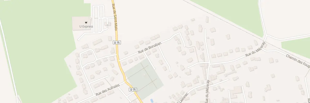 Plan du 12 Rue de Bonaban à Plerguer
